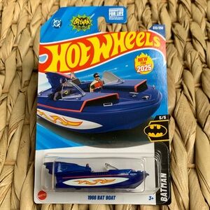 1966 Bat Boat Batman Robin Hot Wheels Speedboat BatBoat Toy Mattel New 2025